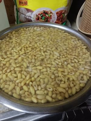 自然发酵传统黄豆酱制作ing