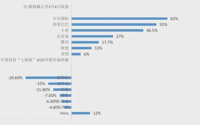 中国科技股"七姐妹"飙升！押比亚迪的都赚麻了