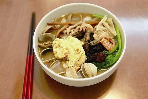 浙江台州美食小吃姜汤面