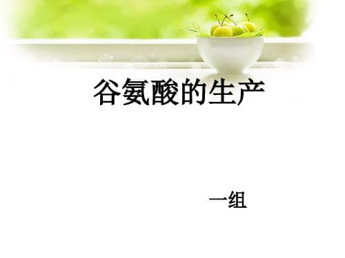 谷氨酸发酵工艺流程详解