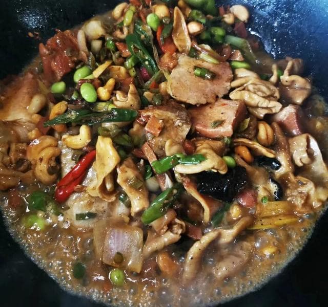 北方的大席折菜，有地方也叫折箩、大席渣子，折在一起回家吃真香