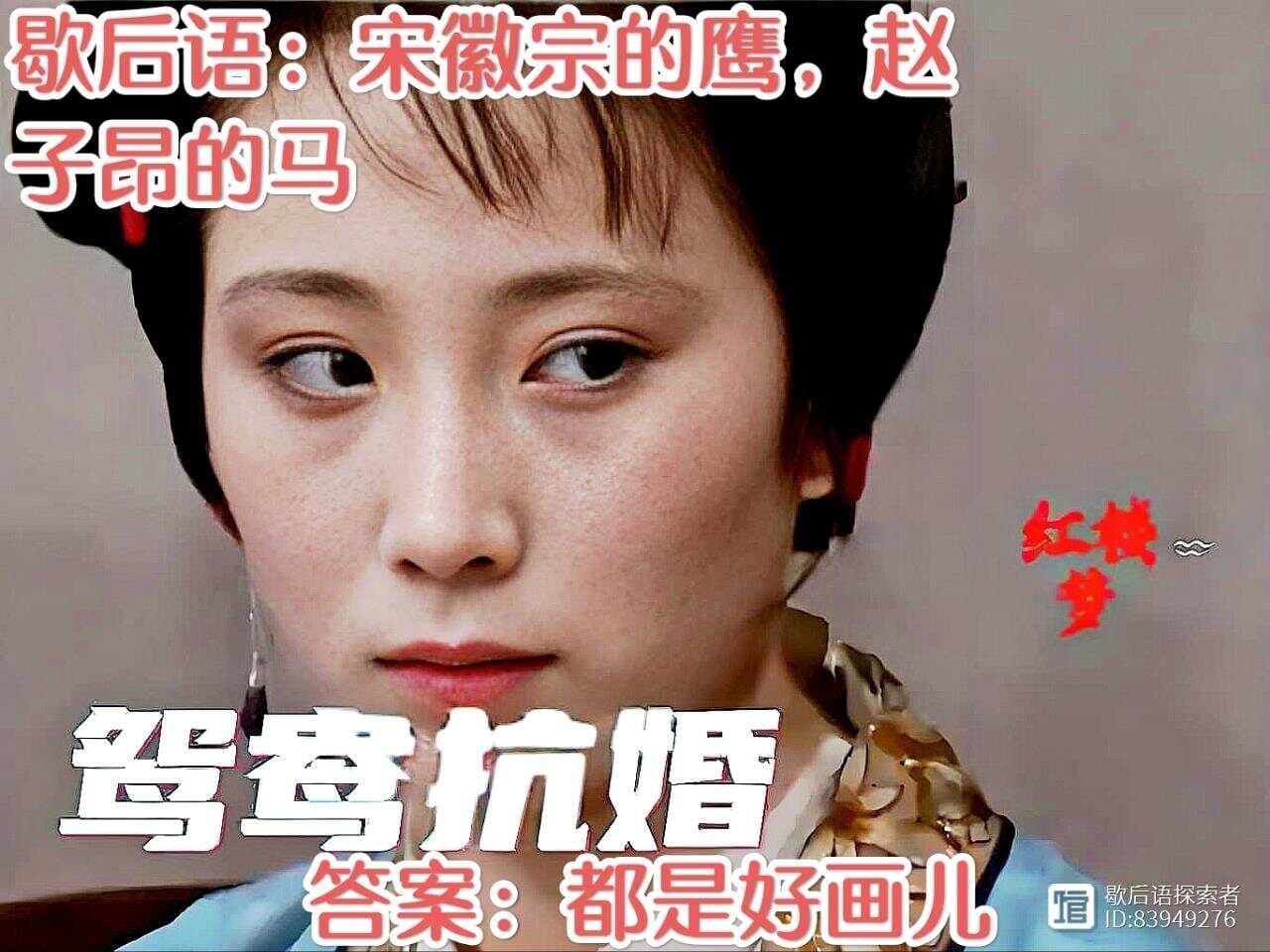 红楼梦歇后语解读：宋徽宗的鹰，赵子昂的马——都是好画儿