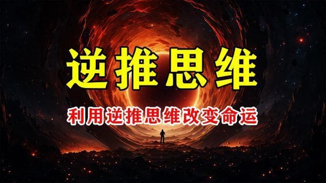逆推思维：从目标出发，反向破解人生难题