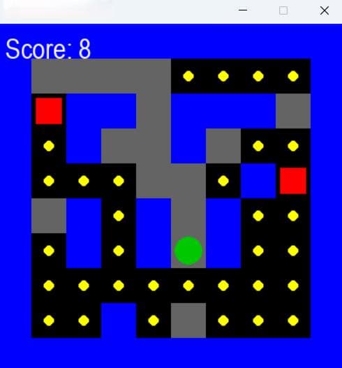 使用Pygame制作“吃豆人”游戏