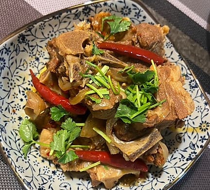 红烧羊蝎子