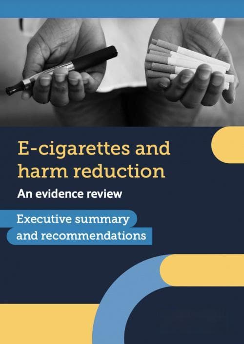 国际权威医学机构最新报告：证实电子烟能用来戒烟的证据越来越有力