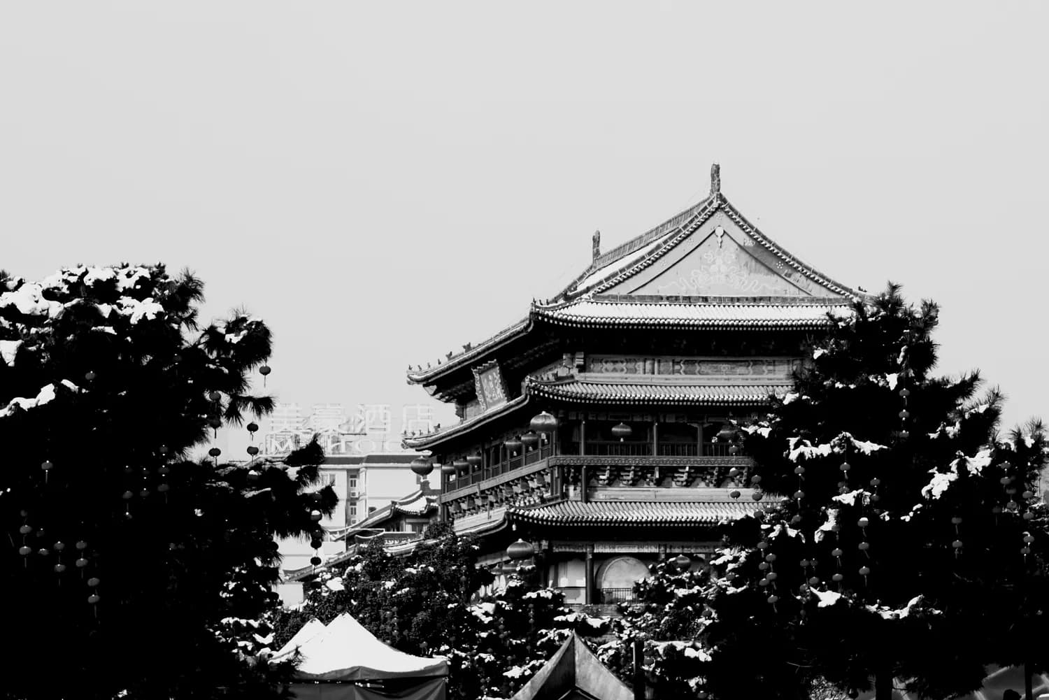 冬游西安，打卡钟鼓楼，感受千年时光