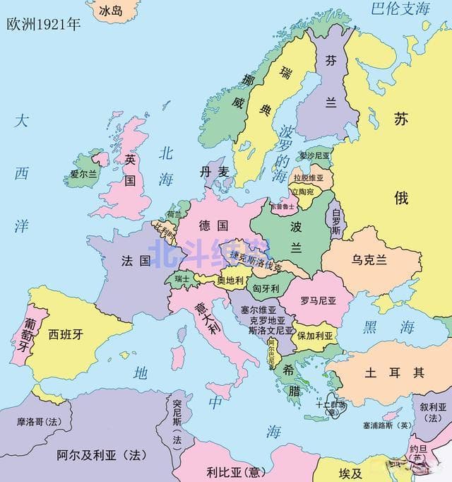 一战以来的欧洲版图变迁：有些国家非常善变，有的一点没变