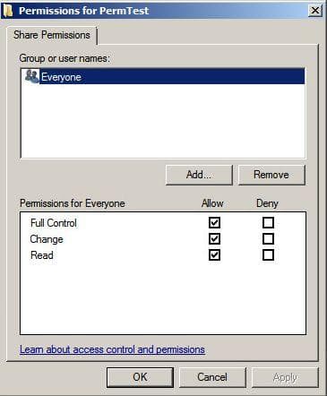 了解Windows中的文件和文件夹权限