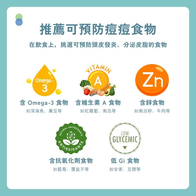 吃什么可预防头头皮长痘痘？5大健康食物推荐给你！