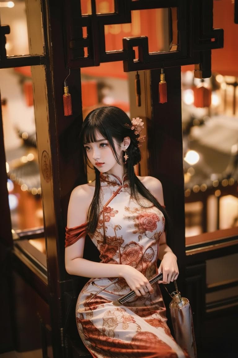 旗袍之美：曲线与细节的完美结合