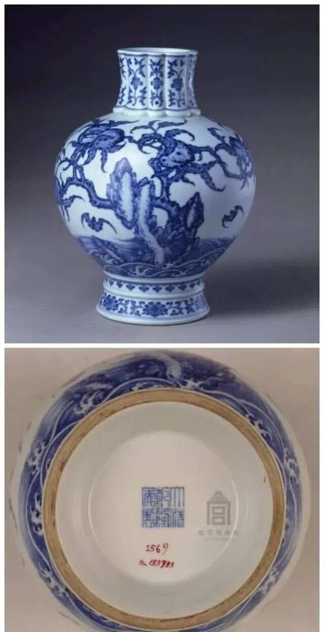 从故宫馆藏看清乾隆瓷器的款识及底部特征——青花篇