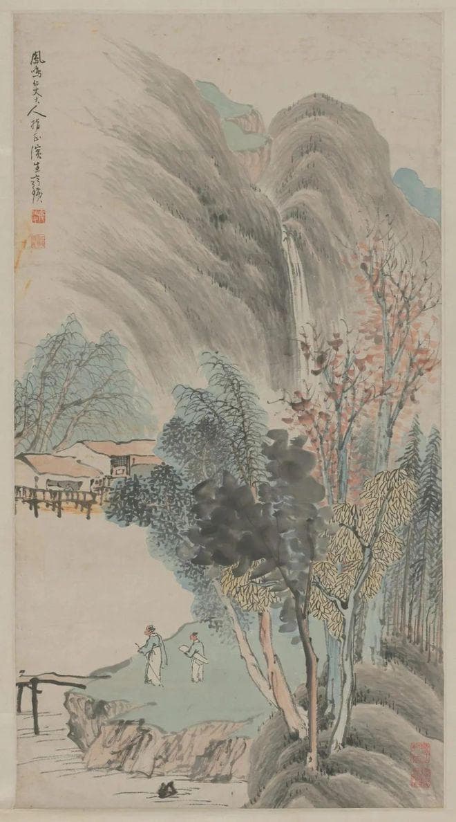 如何鉴定齐白石早年所画的山水图，齐白石书画院院长汤发周发布