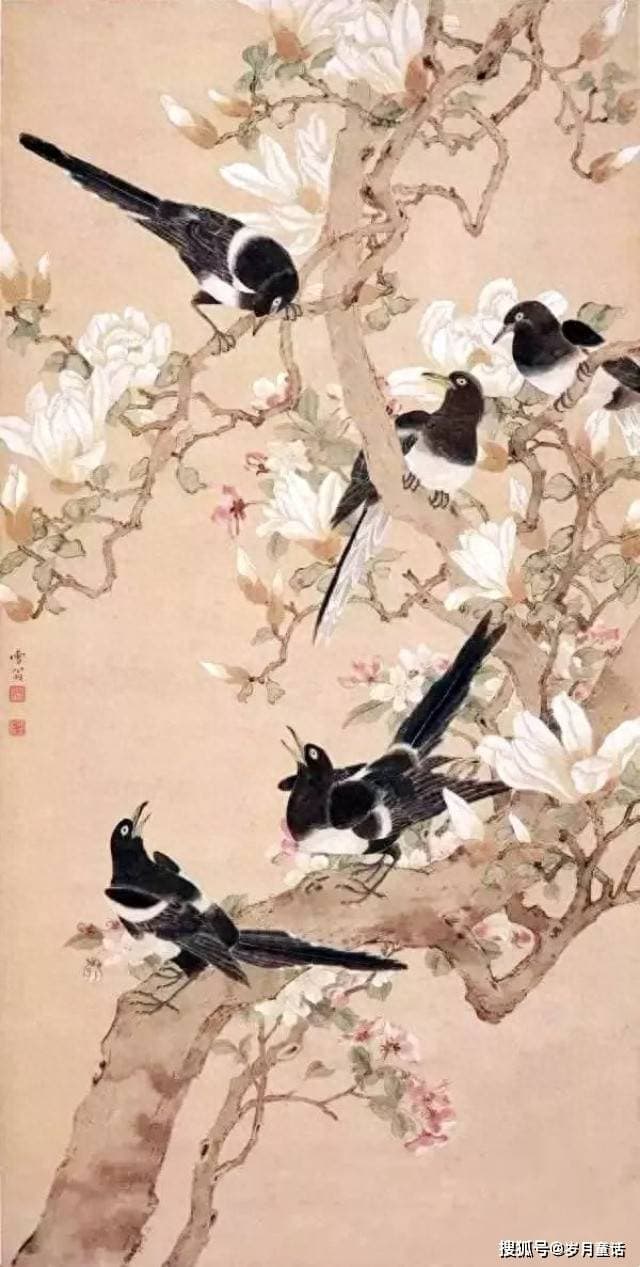 送您九大名家的20幅喜鹊，祝您2025喜上加喜！