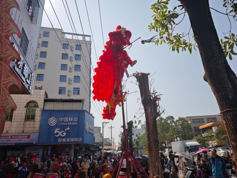探访遂溪醒狮队：祖孙三代都是队员，年例演出费2万元，舞狮人品比技术更重要