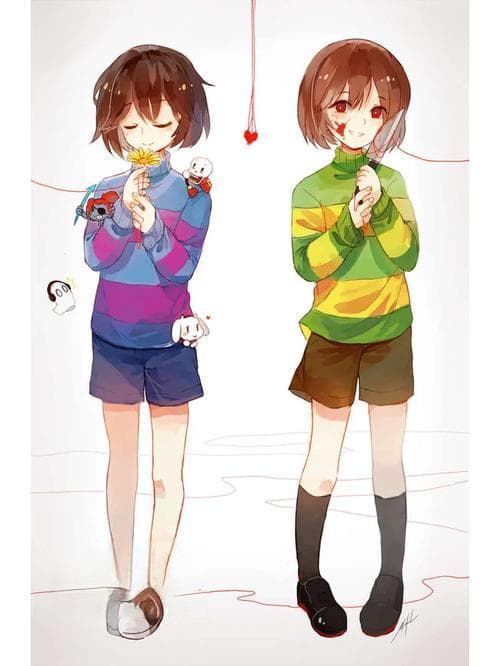 传说之下小花淦Chara：不为人知的故事