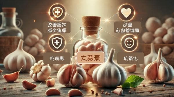 大蒜素抗氧化减感染 提取物蒜味淡易入口