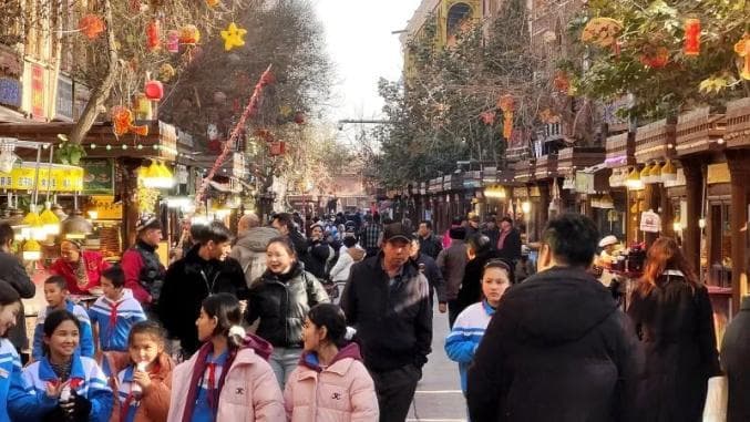 【冬日恋歌·喀什古城】冬季旅游热潮涌动