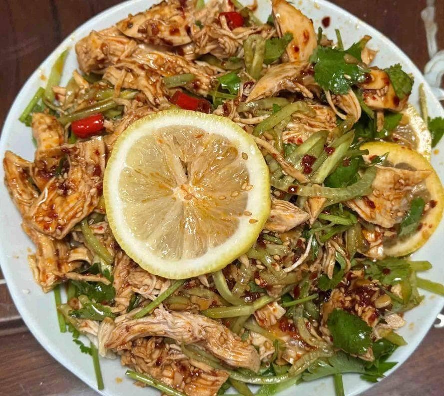 柠檬手撕鸡——微酸醒胃，甘甜回味