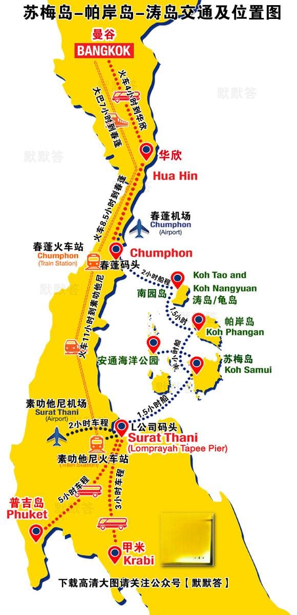 最新交通攻略！如何从普吉岛去苏梅岛，涛岛(大巴\Mini Bus\车船联运)