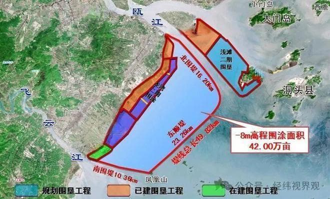 温州瓯飞工程：中国最大填海造陆的壮举