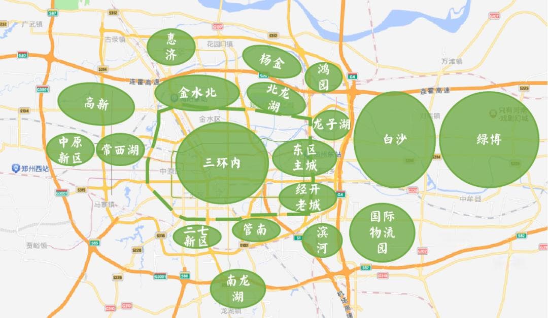 一文快速了解，郑州19个热门区域！（上）