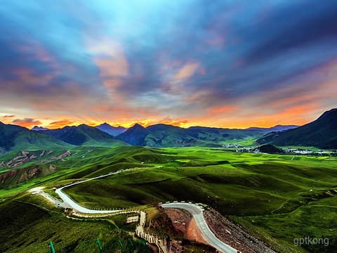 祁连山风光旅游景区 - 自然奇观与文化遗迹的完美融合 🌄