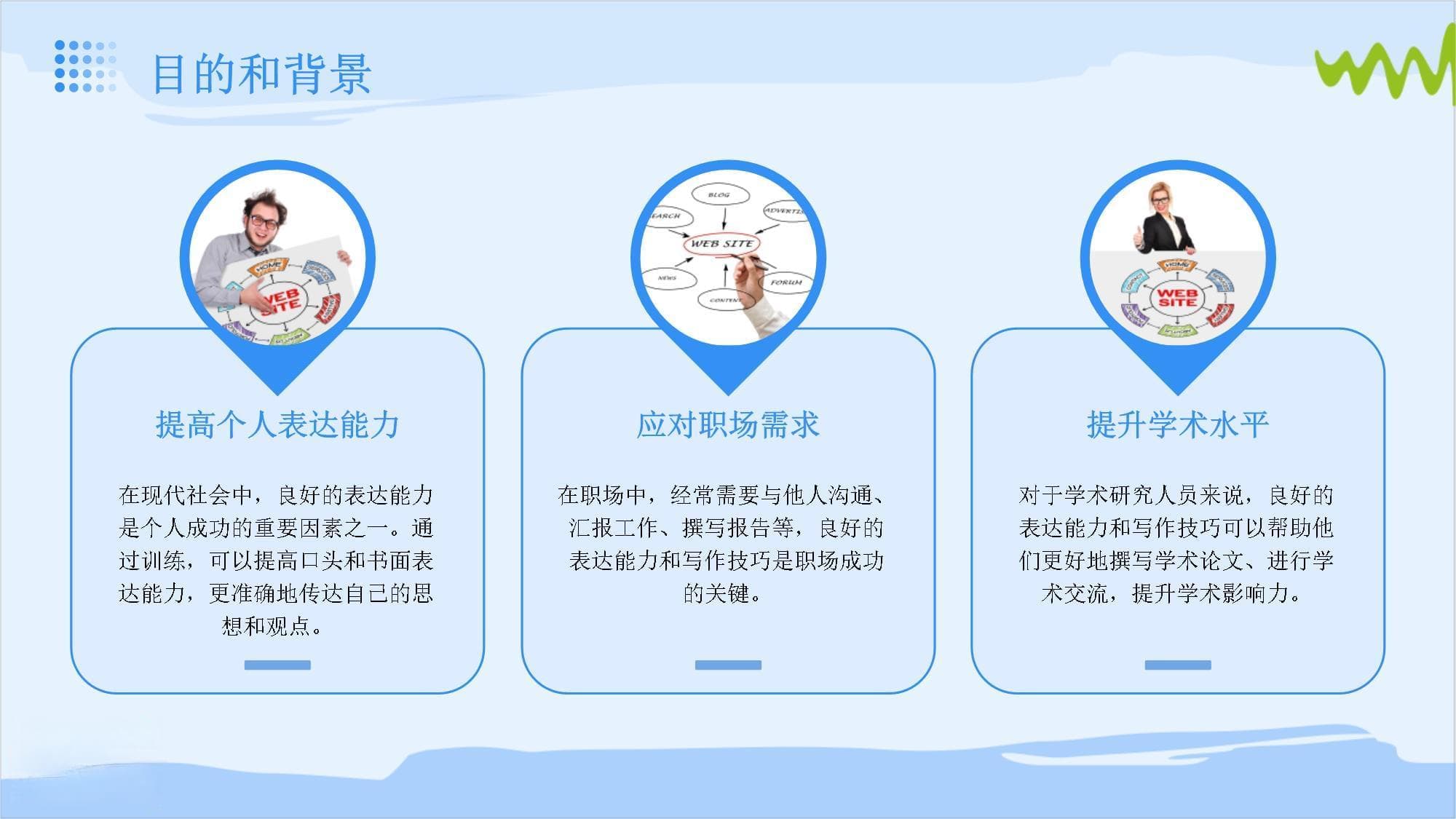 表达能力与写作技巧的提高与训练