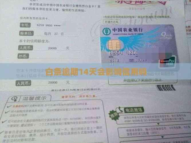 白条逾期14天会影响信用吗