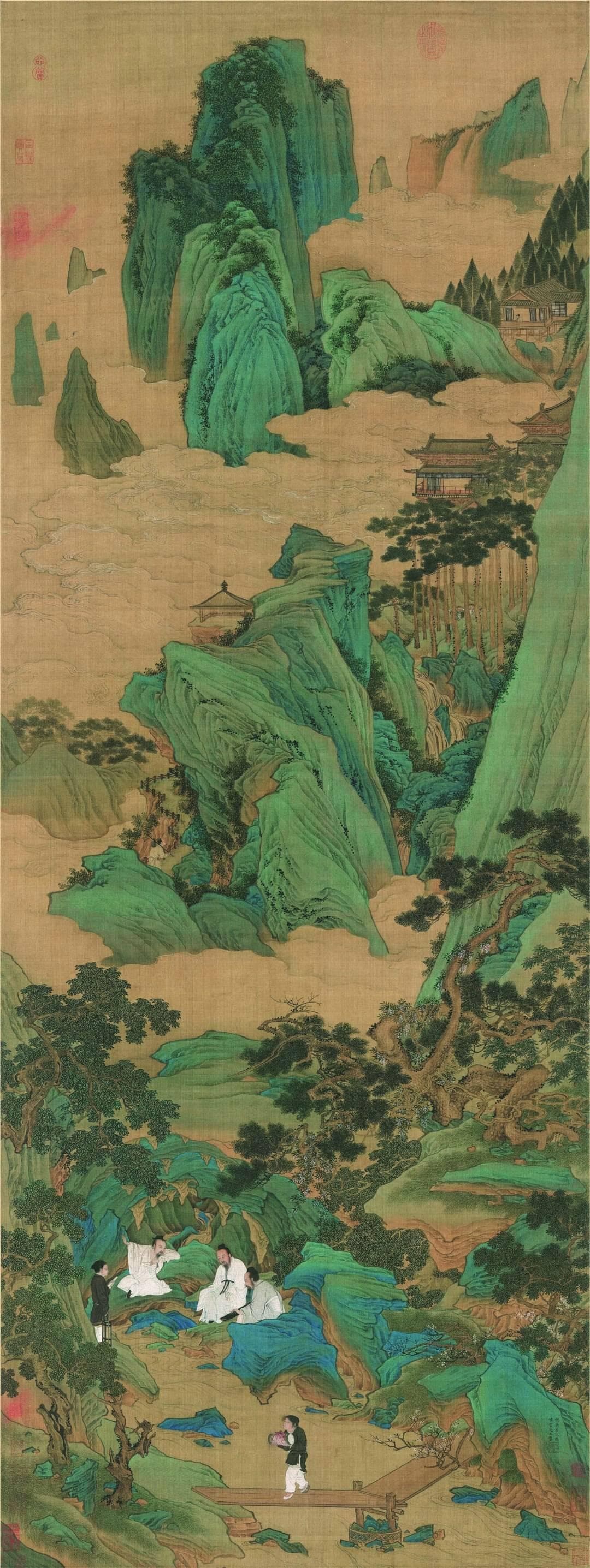 仇英《桃源仙境图》：隐匿在笔墨间的人间胜境