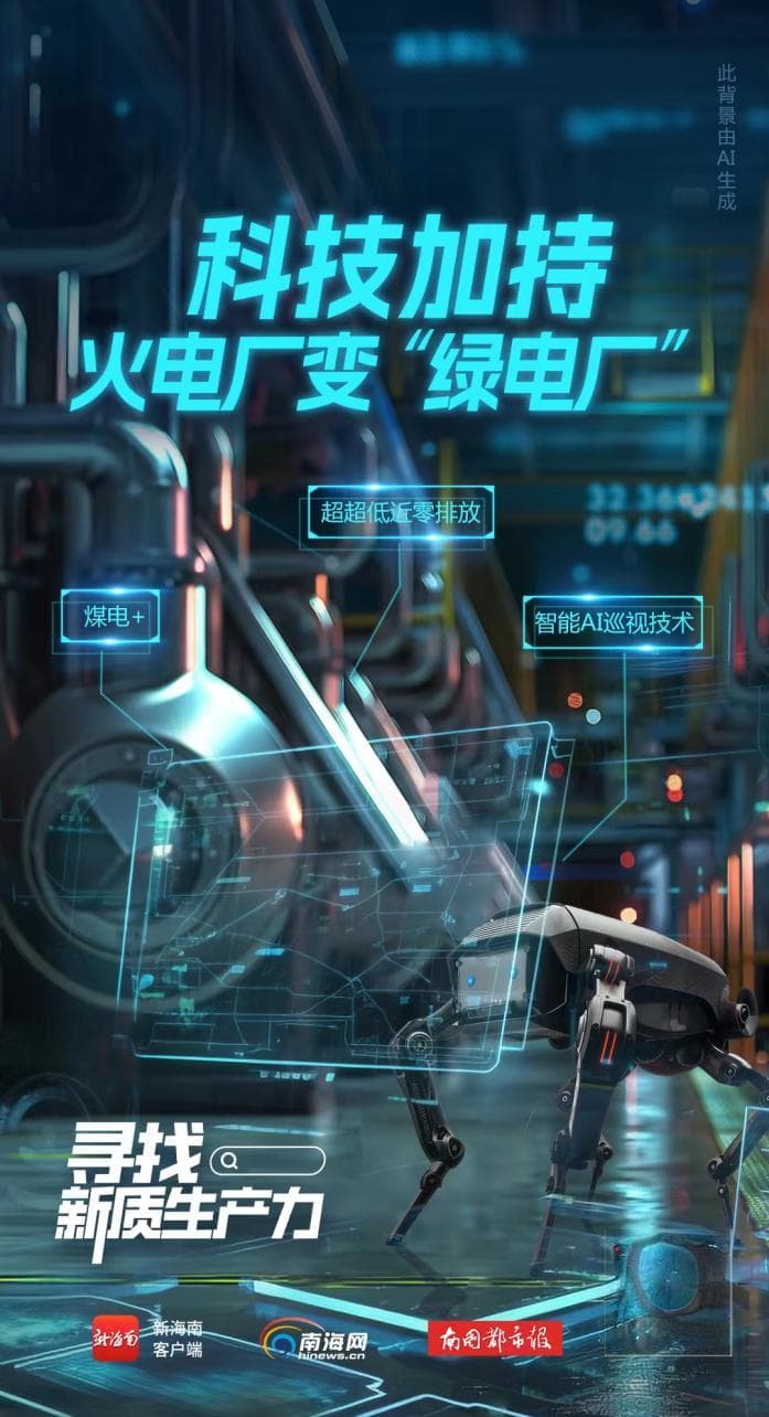 科技加持！海南这座火电厂变“绿电厂”