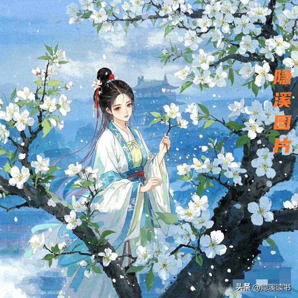 10首写梨花的唯美诗词，将三月美如画卷般展现，一场梨花开了千年