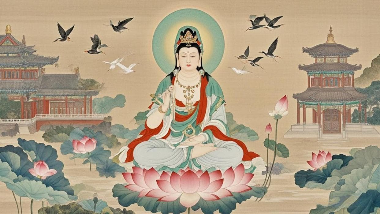 观音菩萨：无尽的慈悲与深邃的智慧
