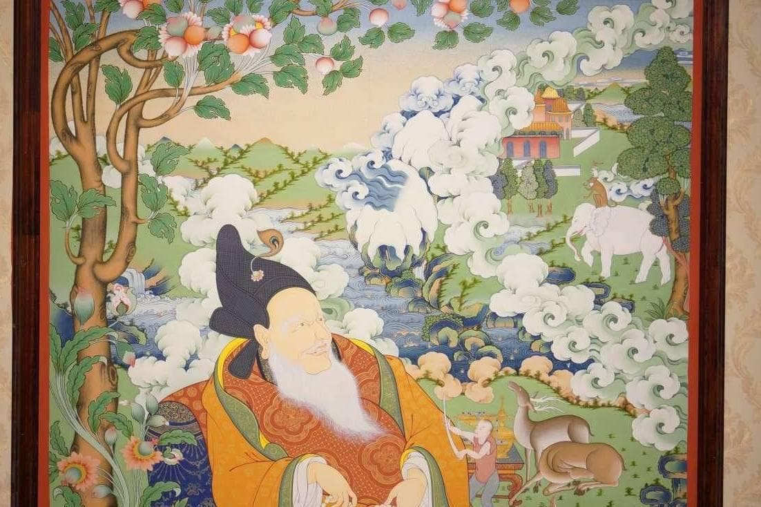 藏地唯一女财神，扎基拉姆唐卡