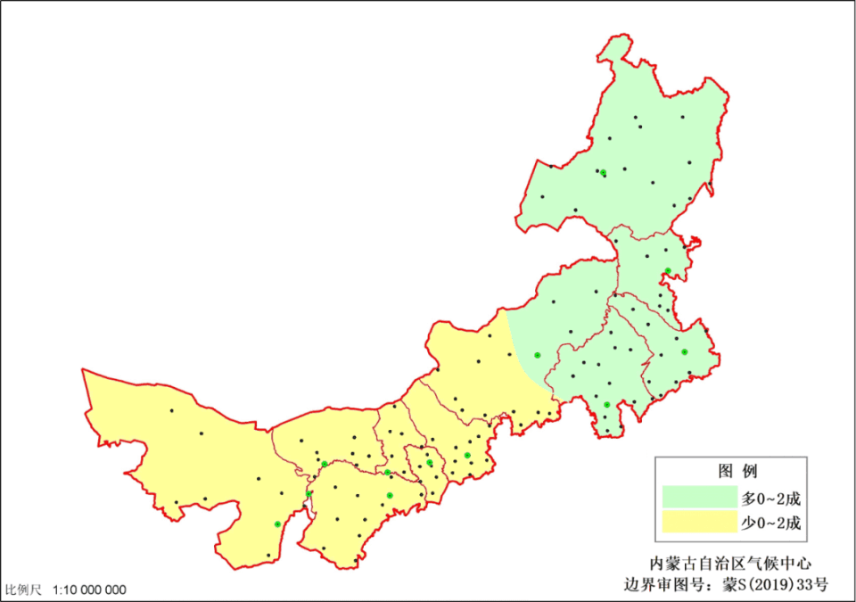 2025年4月内蒙古气候趋势预测
