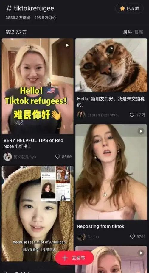 TikTok禁令催生新流量，小红书成中美社交新桥梁