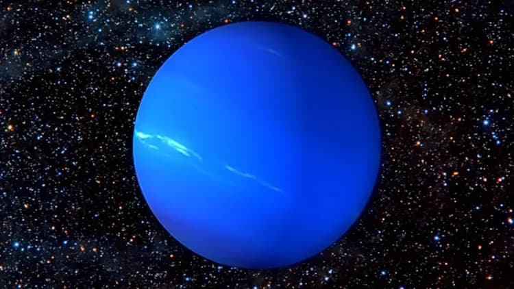 海王星是第八颗行星，也是距离太阳最远的行星