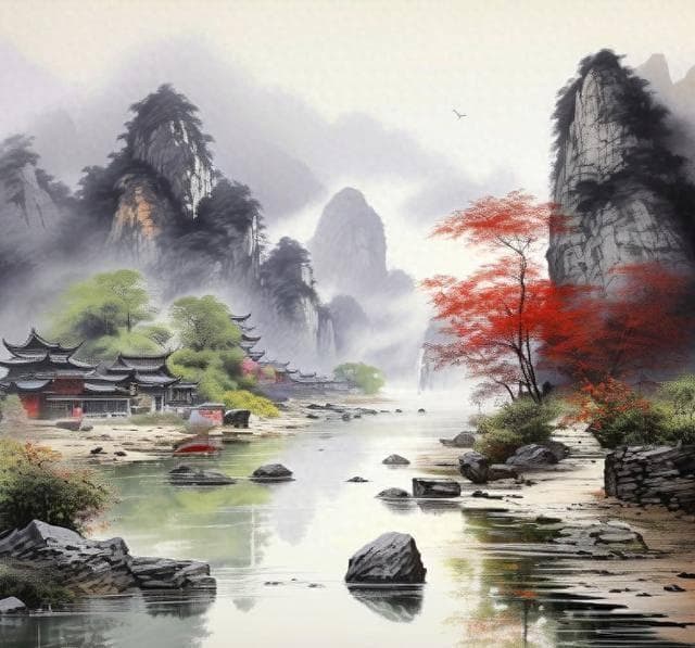 王维《山中》探秘：诗意人生与哲理思考