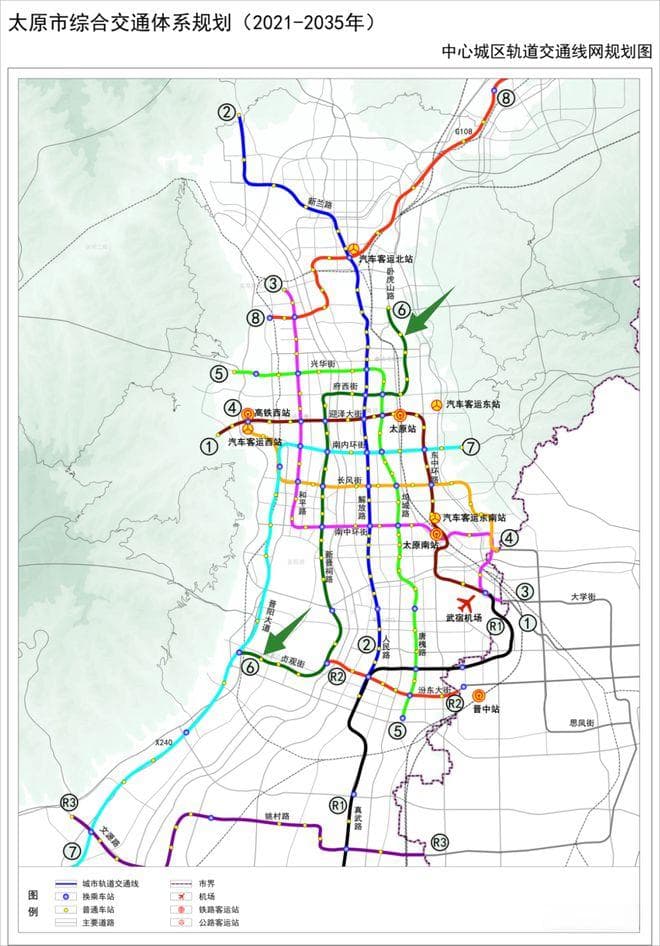 涉及三期两条新建线路！太原地铁最新建设规划曝光？