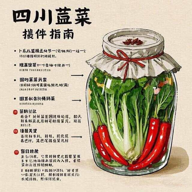 四川泡菜详细制作指南（简单易学）