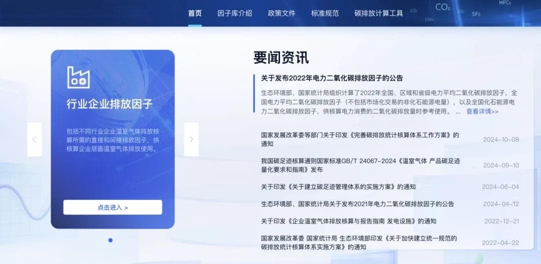 我国首个“温室气体排放因子数据库”正式上线！你关心的问题在这里