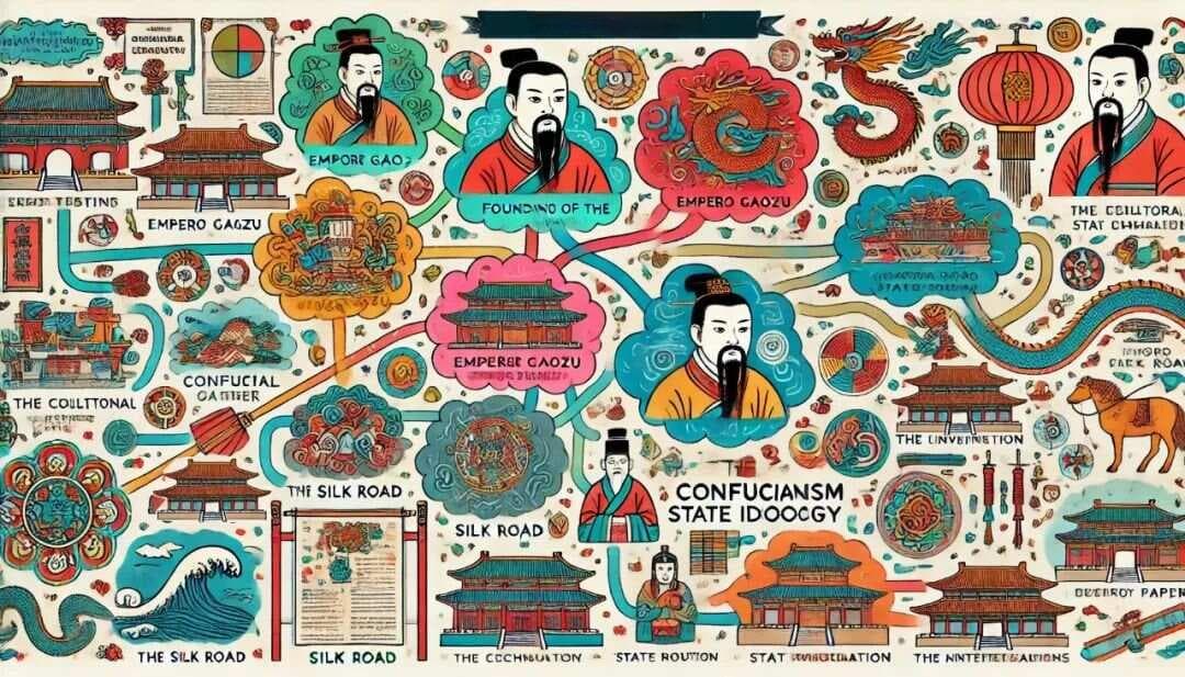 “大汉盛世400年”思维导图