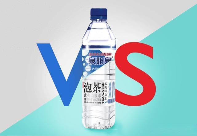 南北两大水源地矿泉水的对决，泉阳泉矿泉水与农夫山泉泡茶水对测