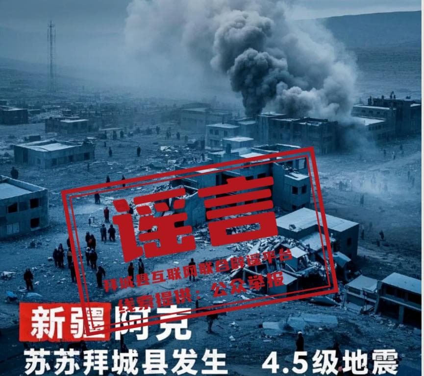 关于地震的谣言如何识破？5招教你甄别AI图片、视频