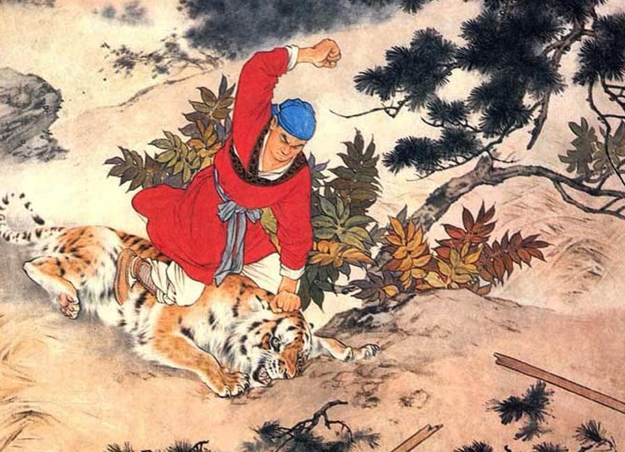 施耐庵笔下的武松哨棒：从壮胆到折断的艺术匠心