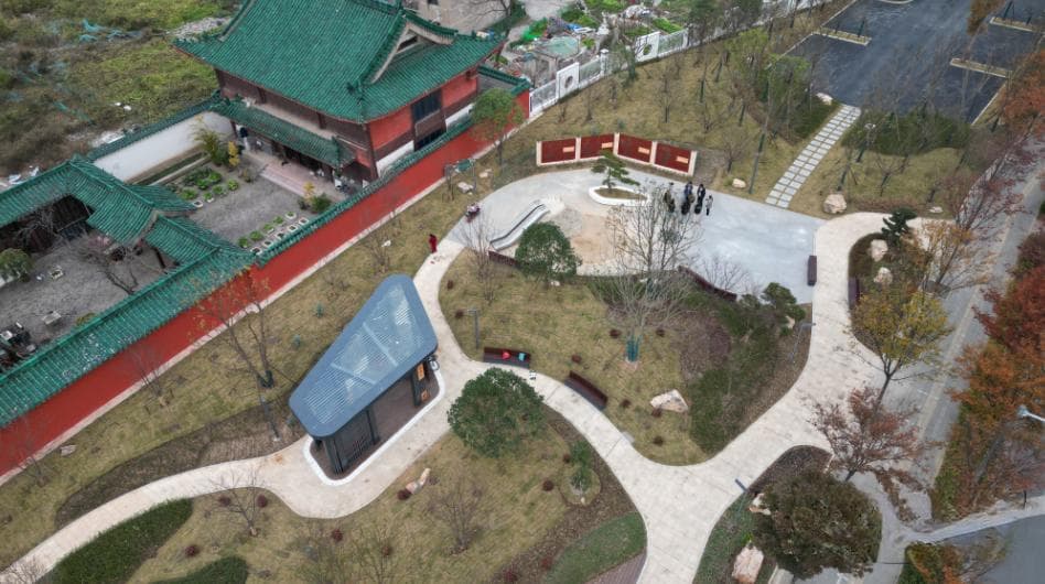 荆州“口袋公园”上新：倚梅园靓丽登场
