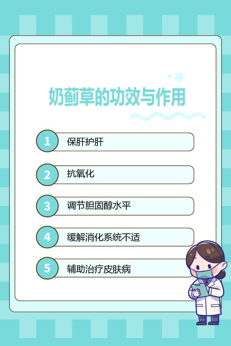 奶蓟草的功效与作用