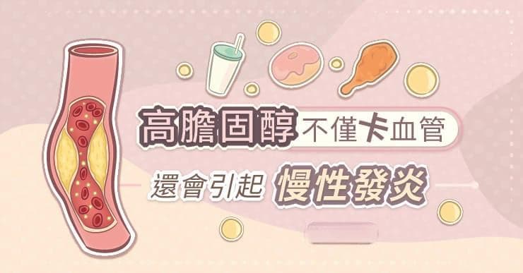 高胆固醇不仅卡血管，还会引起慢性炎症