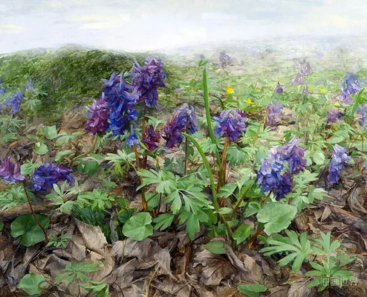 格莱娜的花卉风景画，也太美了吧