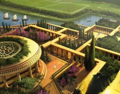 巴比伦空中花园：世界七大奇迹之一的建筑解密